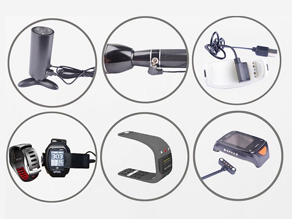 Magnetic 4 Pin right angle Pogo Pin Connector