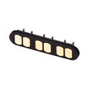 Konnettur Kurrenti tal-Pogo Pin Angolu Rett